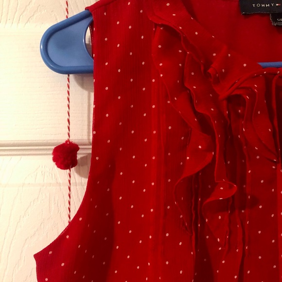 Tommy Hilfiger Red Blouse - Picture 4 of 6
